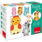 Goula formteilpuzzle magnetisch Junior Holz/Textil 6-teilig