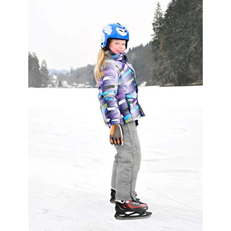 Best Sporting Schlittschuhe Damen I Schlittschuhe Kinder I Eislaufschuhe Herren I Verstellbare Schlittschuhe I Ice Skates I Eislaufschuhe I Gleitschuhe I Eislaufschuhe Damen I schwarz/rot oder schwarz/blau schwarz/blau, 30-33 – Bild 2