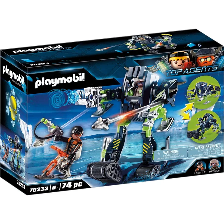PLAYMOBIL Top Agents 70233 Arctic Rebels Eisroboter, Ab 6 Jahren