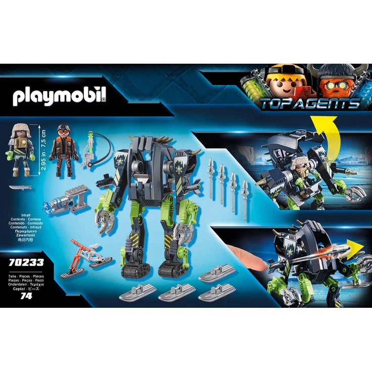 PLAYMOBIL Top Agents 70233 Arctic Rebels Eisroboter, Ab 6 Jahren – Bild 3