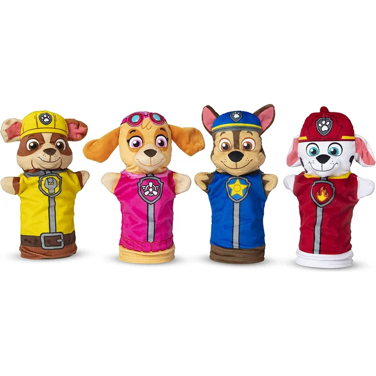 Melissa & Doug PAW Patrol Handpuppen (4 Handpuppen, 4 Karten) 33269 Mehrfarbig – Bild 1