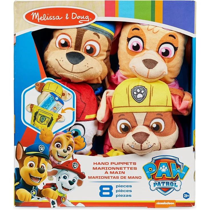 Melissa & Doug PAW Patrol Handpuppen (4 Handpuppen, 4 Karten) 33269 Mehrfarbig – Bild 6