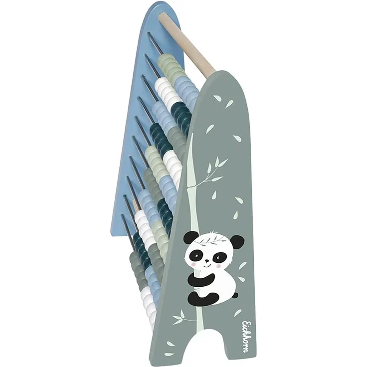 Eichhorn - Holz Zählrahmen mit 100 Holzkugeln, in 4 verschiedenen Farben, 8,5x24x23 cm groß, aus Birkenholz, ab 1 Jahr - Preisvergleich – Bild 3