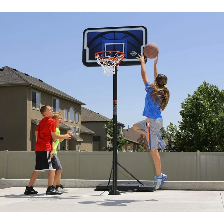 Lifetime Stahl Basketballkorb Nevada | Schwarz/Blau | 112x304 cm – Bild 5