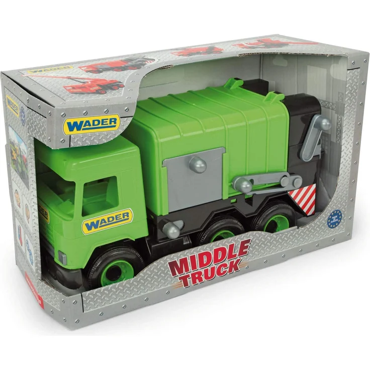 Wader Middle truck - Green garbage truck (234800) – Bild 1