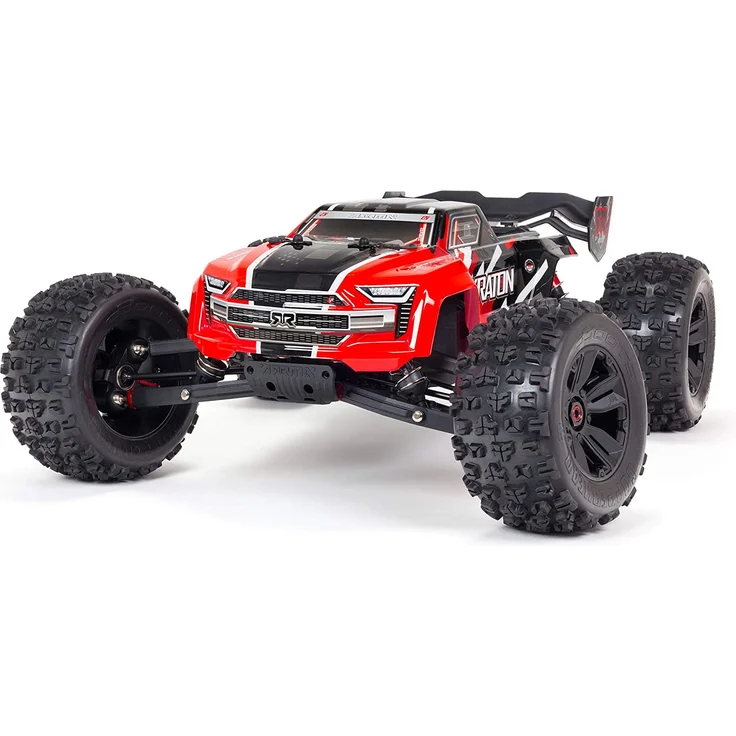 ARRMA RC Truck 1/8 KRATON 6S V5 4WD BLX Speed Monster Truck mit Spektrum Firma RTR, rot, ARA8608V5T1 – Bild 1