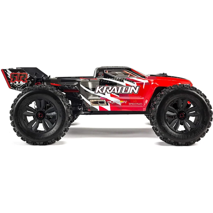 ARRMA RC Truck 1/8 KRATON 6S V5 4WD BLX Speed Monster Truck mit Spektrum Firma RTR, rot, ARA8608V5T1 – Bild 2