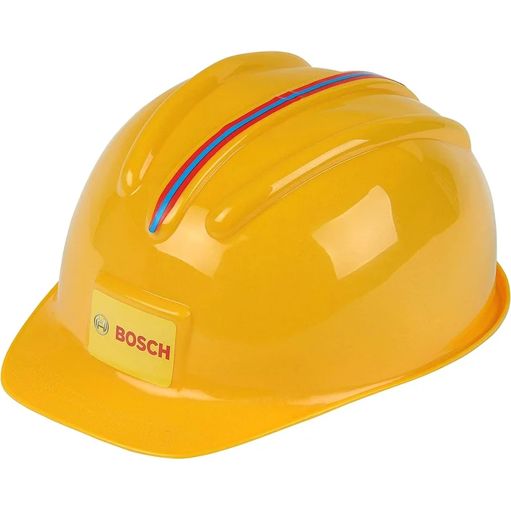 Theo Klein 8532 Bosch Kettensäge mit Zubehör I Batteriebetriebene Säge mit Sound- und Lichtfunktion I Inklusive Handschuhe, Ohrenschützer, Arbeitsbrille und Helm - Preisvergleich – Bild 5