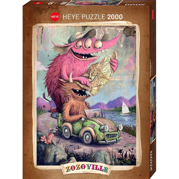 Heye Puzzle 2000 pcs Road Trippin