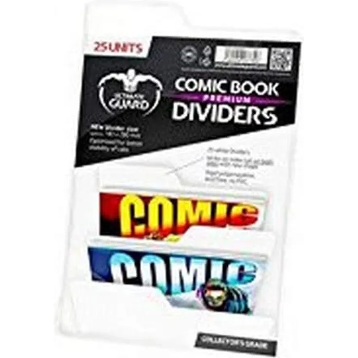 Ultimate Guard UGD020023 - Premium Comic Buch Dividers 25, weiß