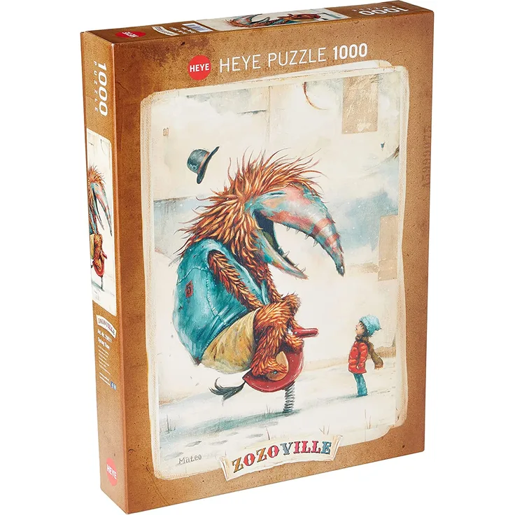 Heye Puzzle 29811 Spring Time Standard 1000 Teile, Zozoville, Grey