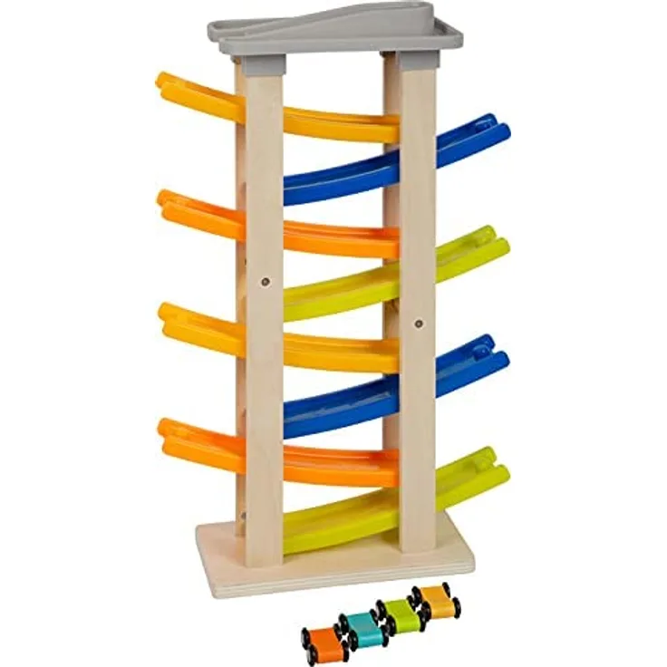 small foot Rennbahn mit Parkdeck XL