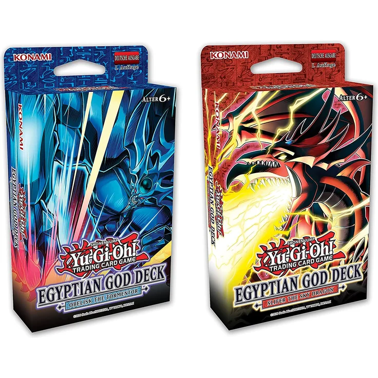 Yu-Gi-Oh! TRADING CARD GAME Ägyptisches Götter-Deck Set: Obelisk der Peiniger + Slifer der Himmelsdrache - Deutsche Ausgabe – Bild 1