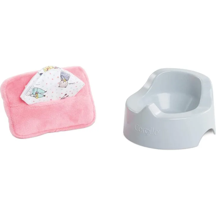 Corolle 9000110200 - Mon Premier Poupon Corolle / 30-36cm Töpfchen und Tuch
