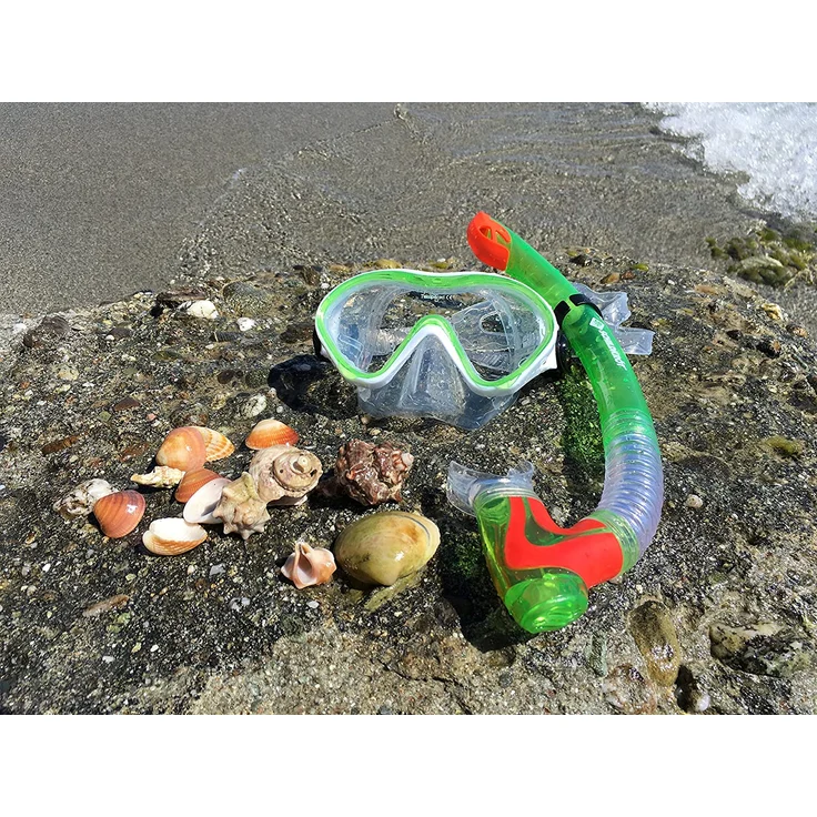 Schildkröt 'Kinder-Schnorchelset Bermuda', 3-teilig, Brille, Schnorchel, verstellbare Flossen in verschiedenen Größen 27-32, ab 3 Jahren – Bild 5
