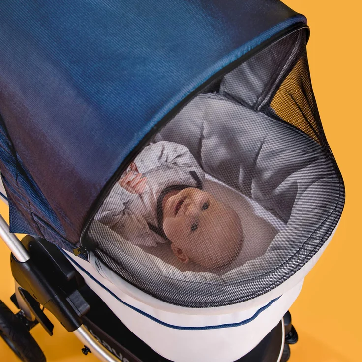 Saturn/Mars Pram denim/silver – Bild 6