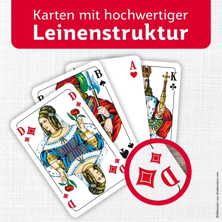 ASS Altenburger 22570006 - Skat Leinenprägung – Bild 11