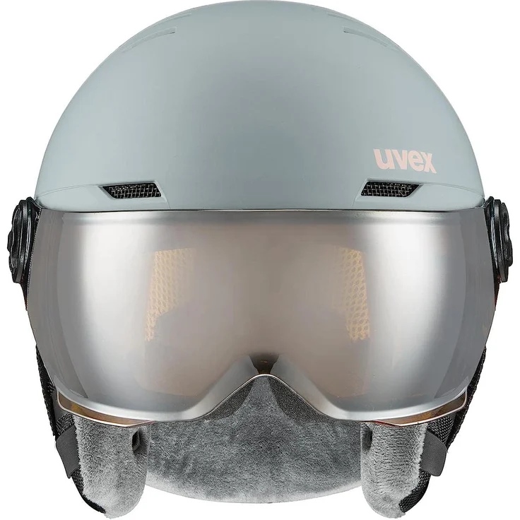 Uvex Rocket jr Visor rhino - blush mat - lasergoldlite 54-58 cm – Bild 2