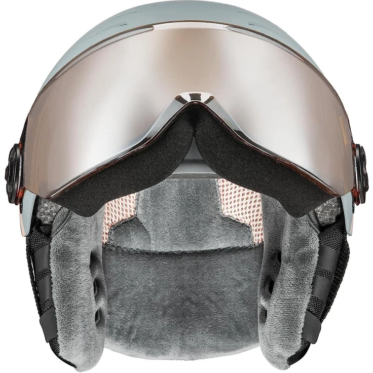 Uvex Rocket jr Visor rhino - blush mat - lasergoldlite 54-58 cm – Bild 4