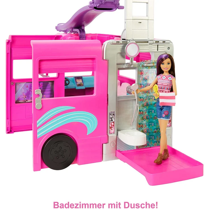 Mattel - Barbie Super Abenteuer-Camper mit Zubehör – Bild 5