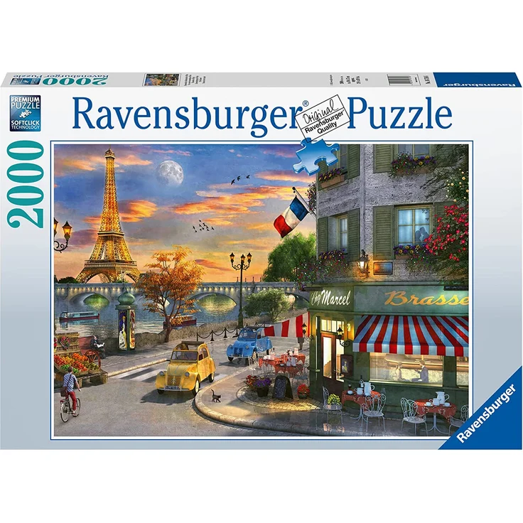 Ravensburger Puzzle 2000 Teile Romantische Abenstunde in Paris – Bild 2