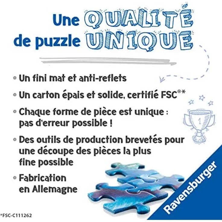 Ravensburger Puzzle 2000 Teile Romantische Abenstunde in Paris – Bild 10