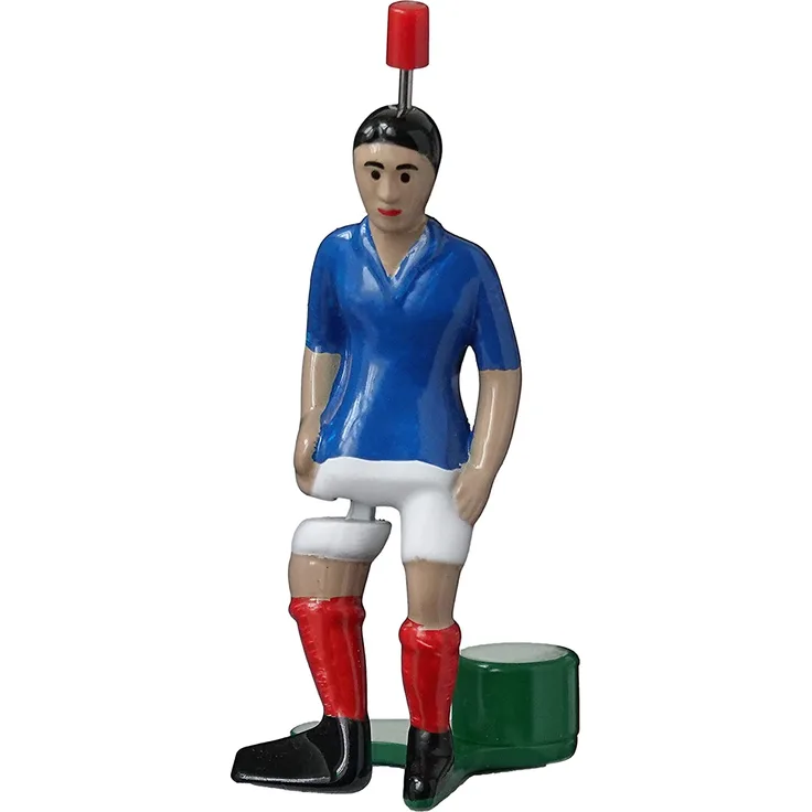 TIPP-Kick Star-Kicker Frankreich I Original TIPP-Kick Spieler für Groß & Klein I Spielspaß mit der Fußball-Figur für jedes TIPP-Kick Spiel I TIPP-Kick Zubehör I Trikot Blau