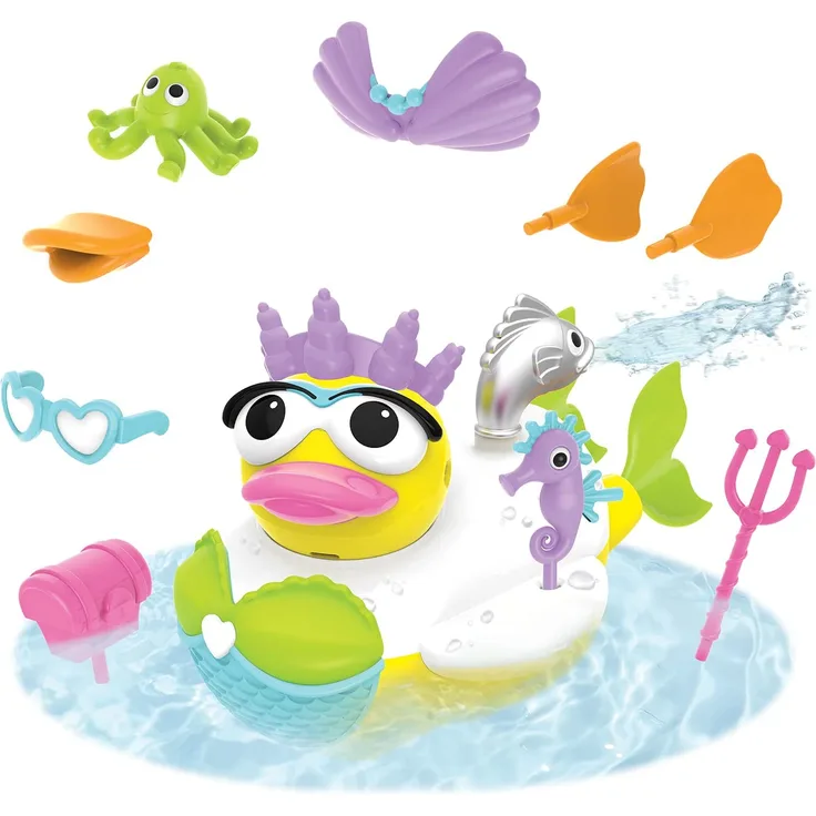 Yookidoo Jet Duck Create A Mermaid Badespielzeug Weiß