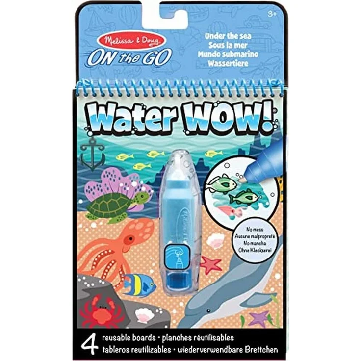 Melissa & Doug 19445 WaterWowMalblock-Unterwasser, Mehrfarben – Bild 1