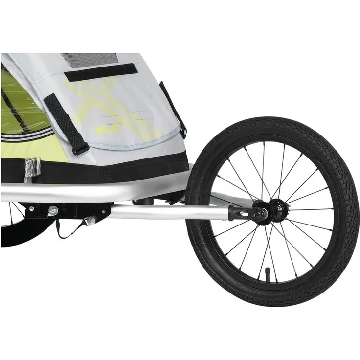 XLC Unisex – Erwachsene BS-X41 Jogger-Kit für Kinderanhänger, schwarz, Standard