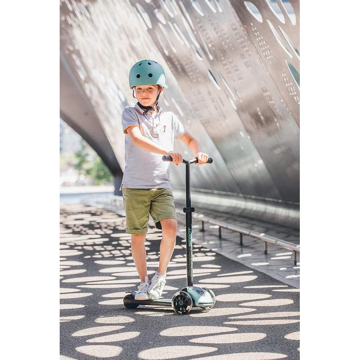 Cooles Kickboard Roller, Highwaykick5, in forest, mit LED-Rädern, ab 5 Jahren, von Scoot and Ride – Bild 4