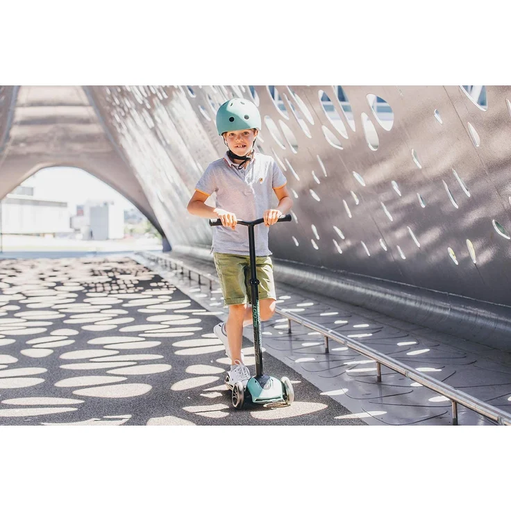 Cooles Kickboard Roller, Highwaykick5, in forest, mit LED-Rädern, ab 5 Jahren, von Scoot and Ride – Bild 3
