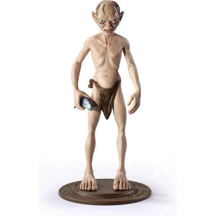 The Noble Collection Bendyfigs Gollum Officially Licensed 19cm Lord of The Rings Bendable Toy Posable Collectable Doll Figures with Stand - for Kids & Adults