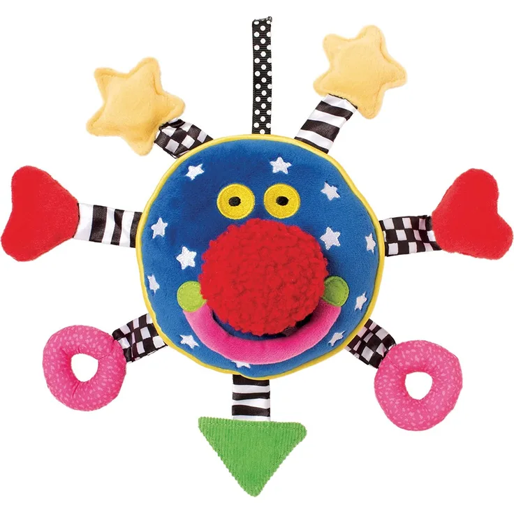 Manhattan Toy Baby Whoozit Kinderwagen- und Aktivitätsspielzeug für unterwegs, 15,2 cm