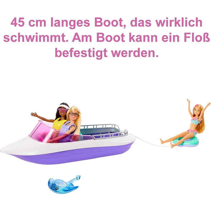 Mattel - Barbie Meerjungfrauen Power Spielset mit Puppen und Boot – Bild 2