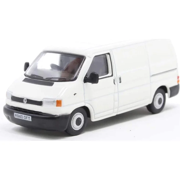 Oxford 76T4002 VW T4 Transporter Kasten weiss Maßstab 1:76 Modellauto – Bild 1