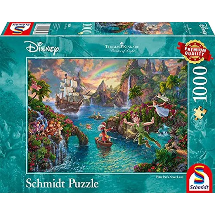 Schmidt Spiele - Puzzle - Peter Pan, 1000 Teile