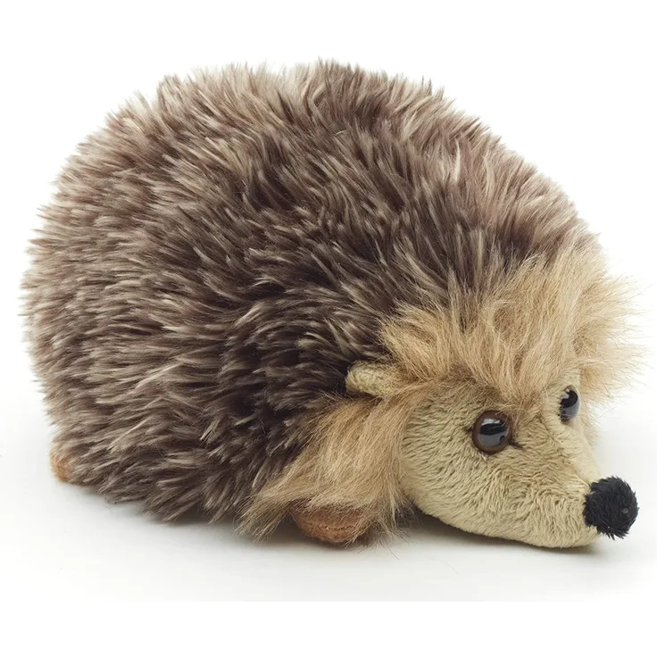 Uni-Toys - Igel grau-braun - 15 cm (Länge) - Plüsch-Waldtier - Plüschtier, Kuscheltier