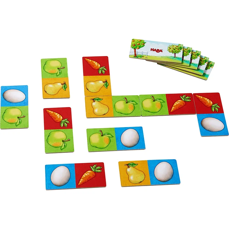 HABA 304223 - Meine ersten Spiele – Spielesammlung, 10 erste Spiele auf dem Bauernhof für 1-3 Kinder ab 2 Jahren – Bild 7