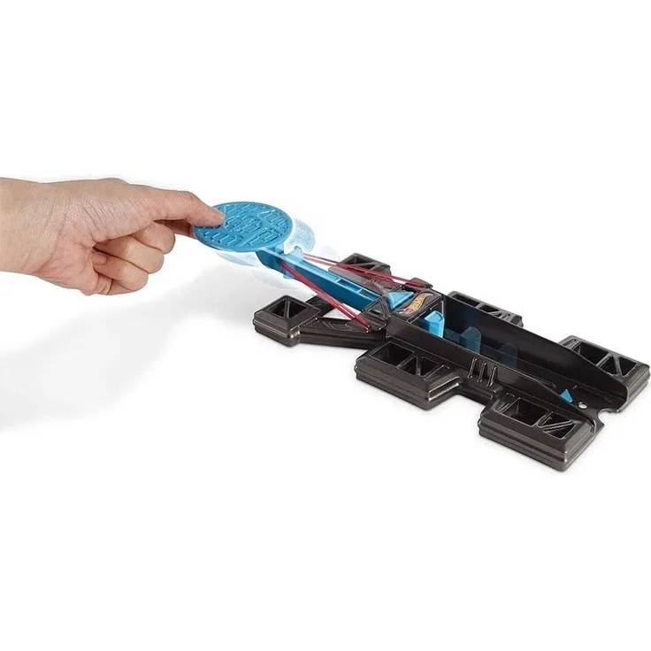 Hot Wheels Track Bulider System LAUNCH IT - D SET Accessory Add On Pull Back Launch 2 ways!