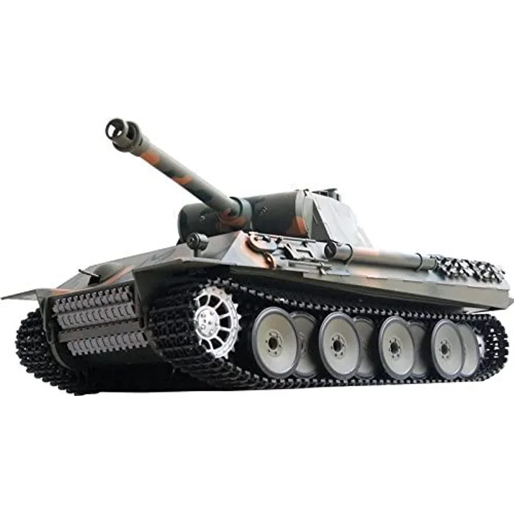 Heng Long RC Panzer "German Panther" 1:16 Rauch u. Sound Stahlgetriebe Version 7 grün