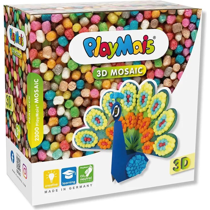 PlayMais® MOSAIC 3D PEACOCK