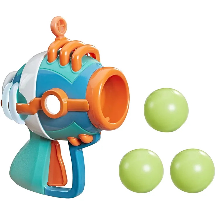 PJ Masks Romeo Blaster Vorschulspielzeug, einfach zu bedienender Blaster mit Kunststoffbällen für Kinder ab 3 Jahren