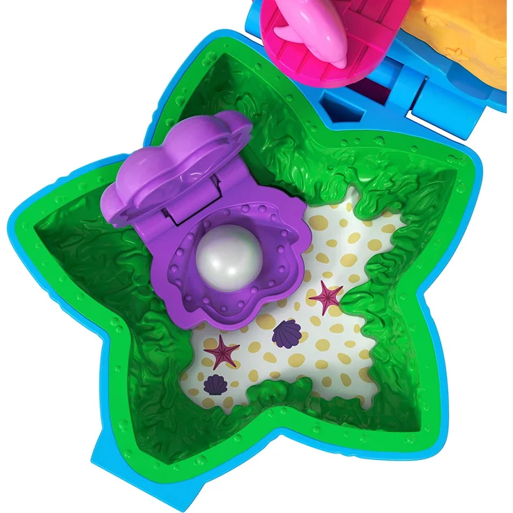 Polly Pocket FRY33 - Tiny Places Schatulle Pollys Aquarium – Bild 3