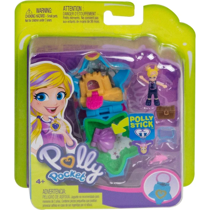Polly Pocket FRY33 - Tiny Places Schatulle Pollys Aquarium – Bild 6