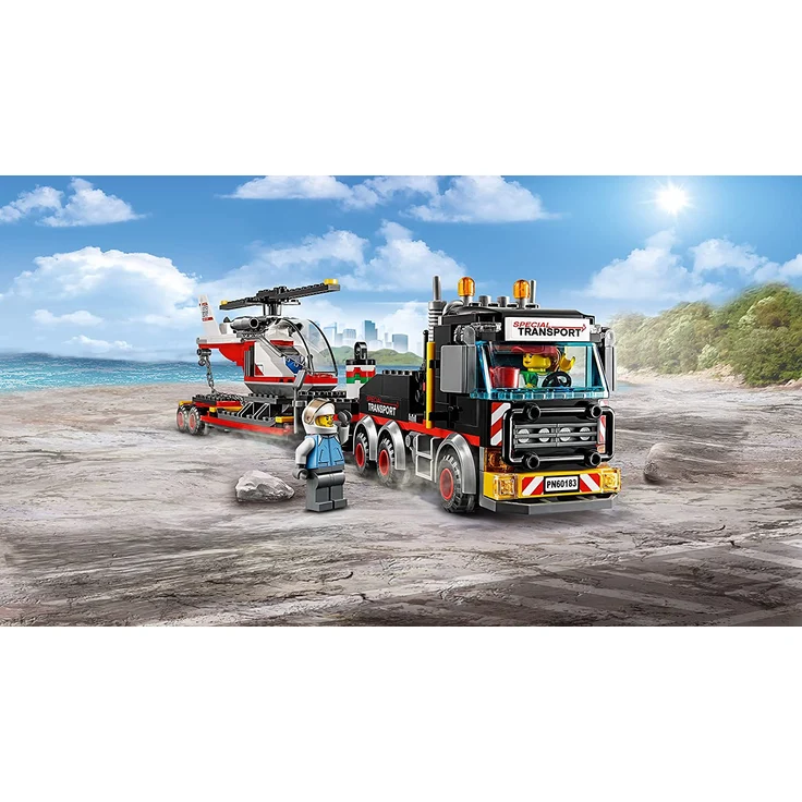 LEGO City 60183 - Starke Fahrzeuge Schwerlasttransporter, Beliebtes Kinderspielzeug – Bild 10