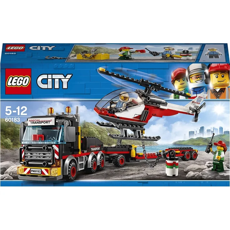 LEGO City 60183 - Starke Fahrzeuge Schwerlasttransporter, Beliebtes Kinderspielzeug – Bild 5