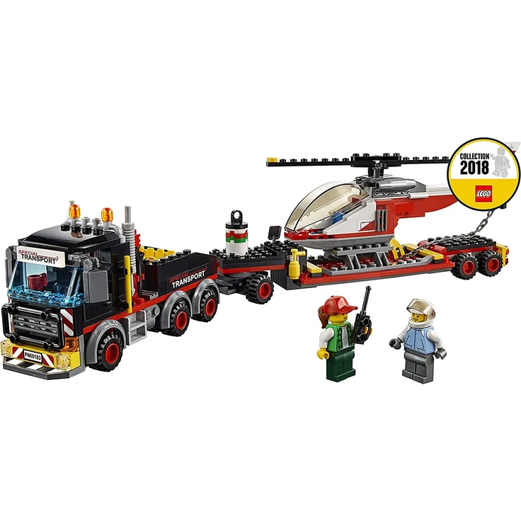 LEGO City 60183 - Starke Fahrzeuge Schwerlasttransporter, Beliebtes Kinderspielzeug – Bild 4