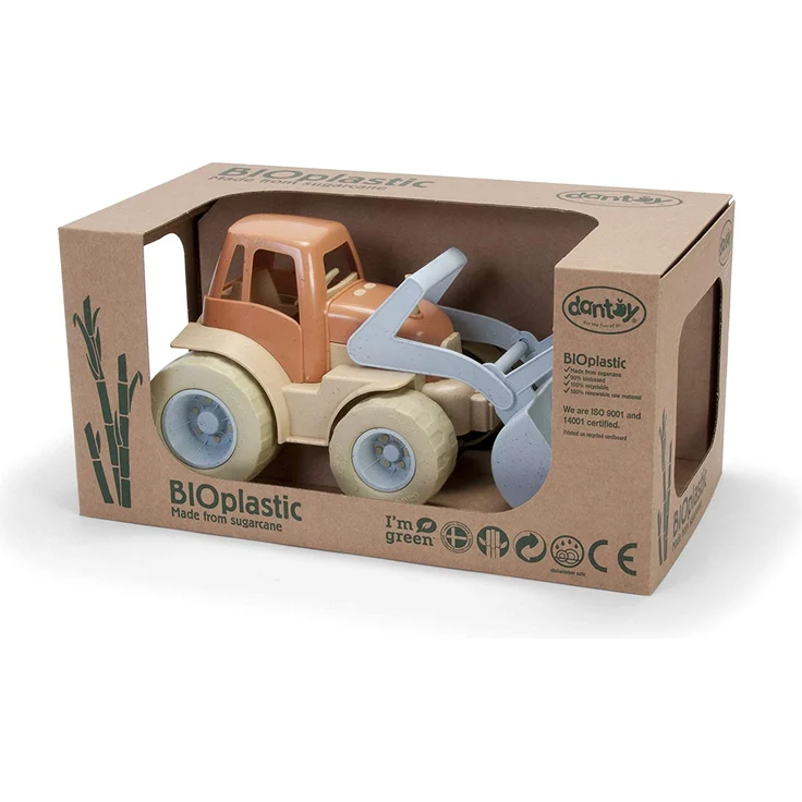 Dantoy 5630 Bio-Linie Traktor mit Forntlader, Bioplastic – Bild 2