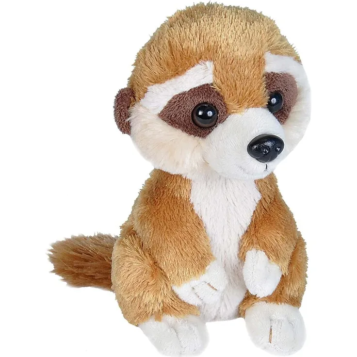 Wild Republic Hug 'ems Plüschtier, Kuscheltier, Erdmännchen 18 Cm